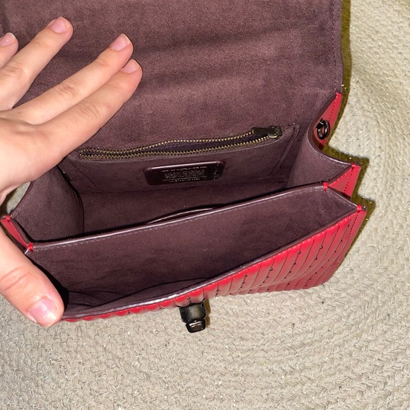 Coach red crossbody - Picture 2 of 5
